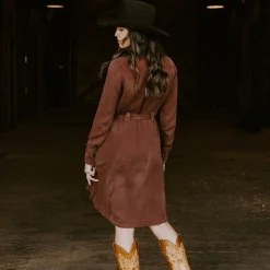 Tobacco Western Dress