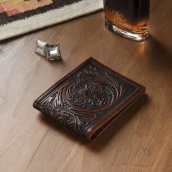 Tooled Bi-Fold Wallet