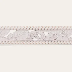 Tooled Laced Edge Belt