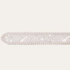 Tooled Laced Edge Belt