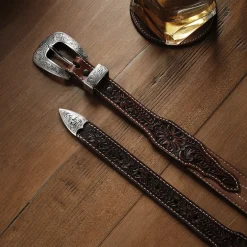 Tooled Tapered Belt