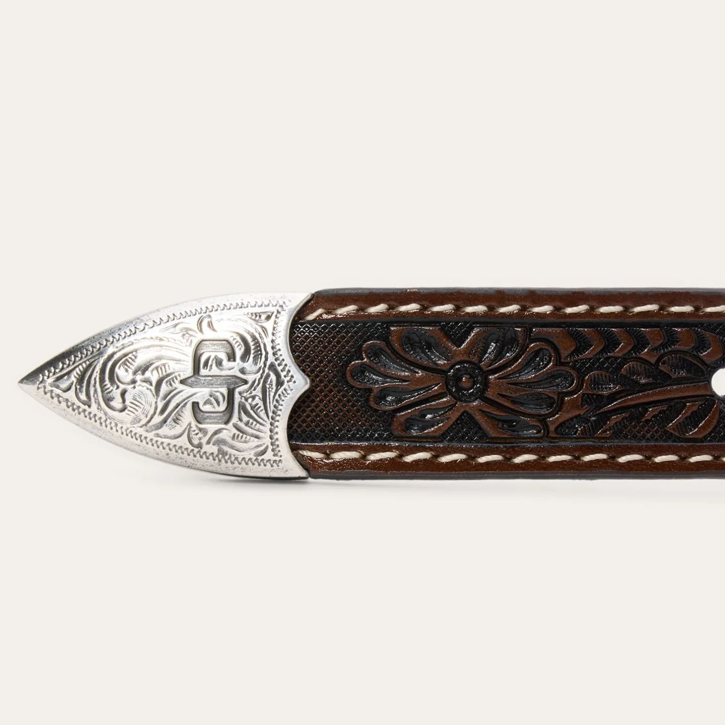 Tooled Tapered Belt