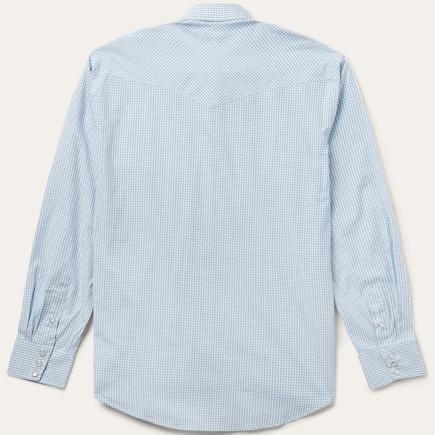 Two Stripe Check Western Shirt