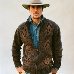 Vertical Aztec Cardigan