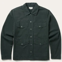 Waxed Canvas Shirt Jacket