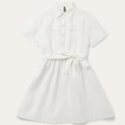 White Linen Shirt Dress