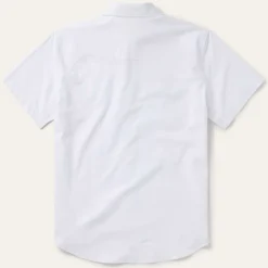 White Oxford Short Sleeve Western Shirt