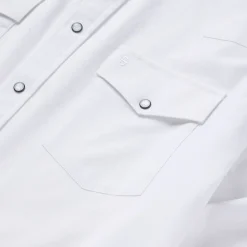 White Oxford Western Shirt