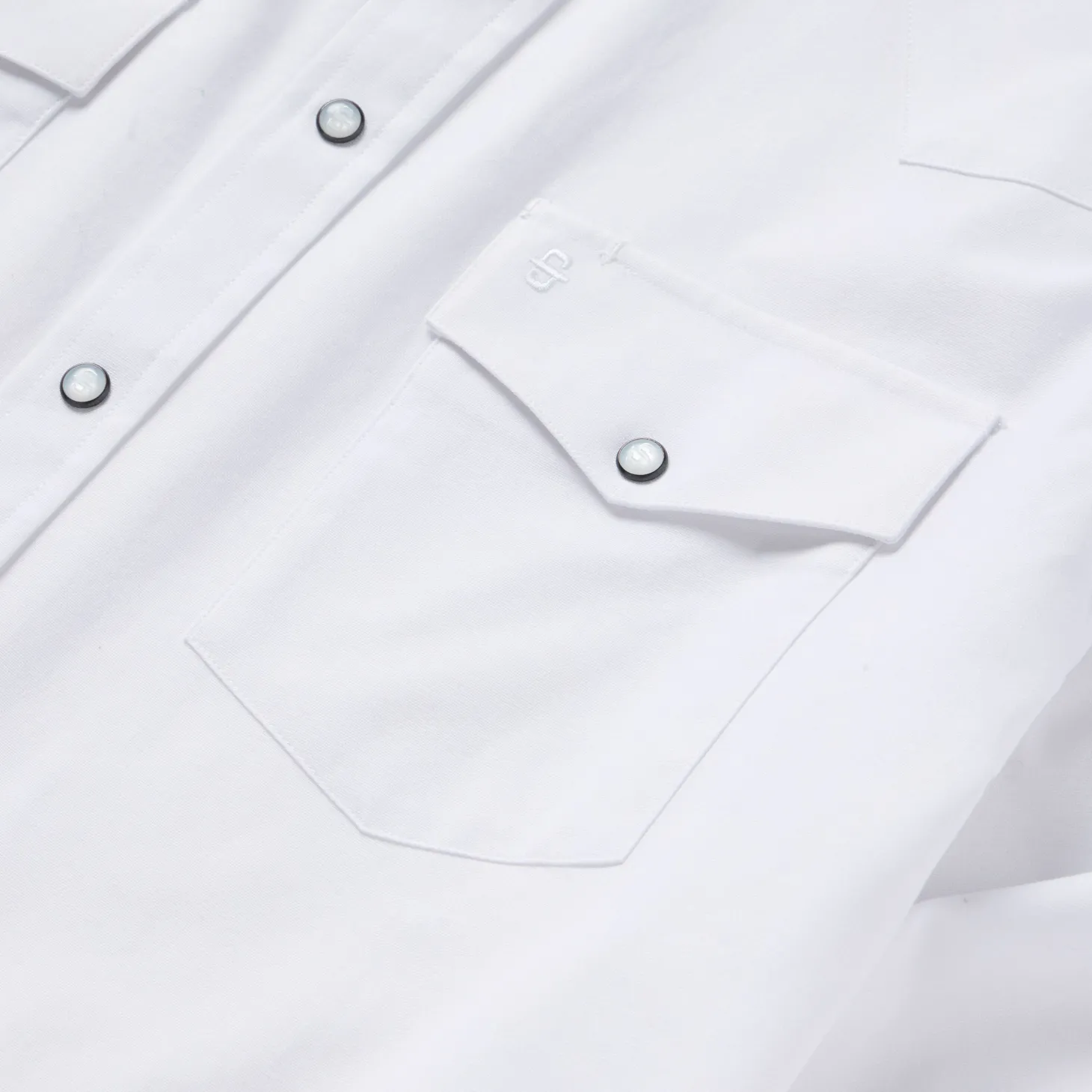 White Oxford Western Shirt