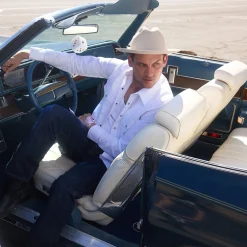 White Oxford Western Shirt