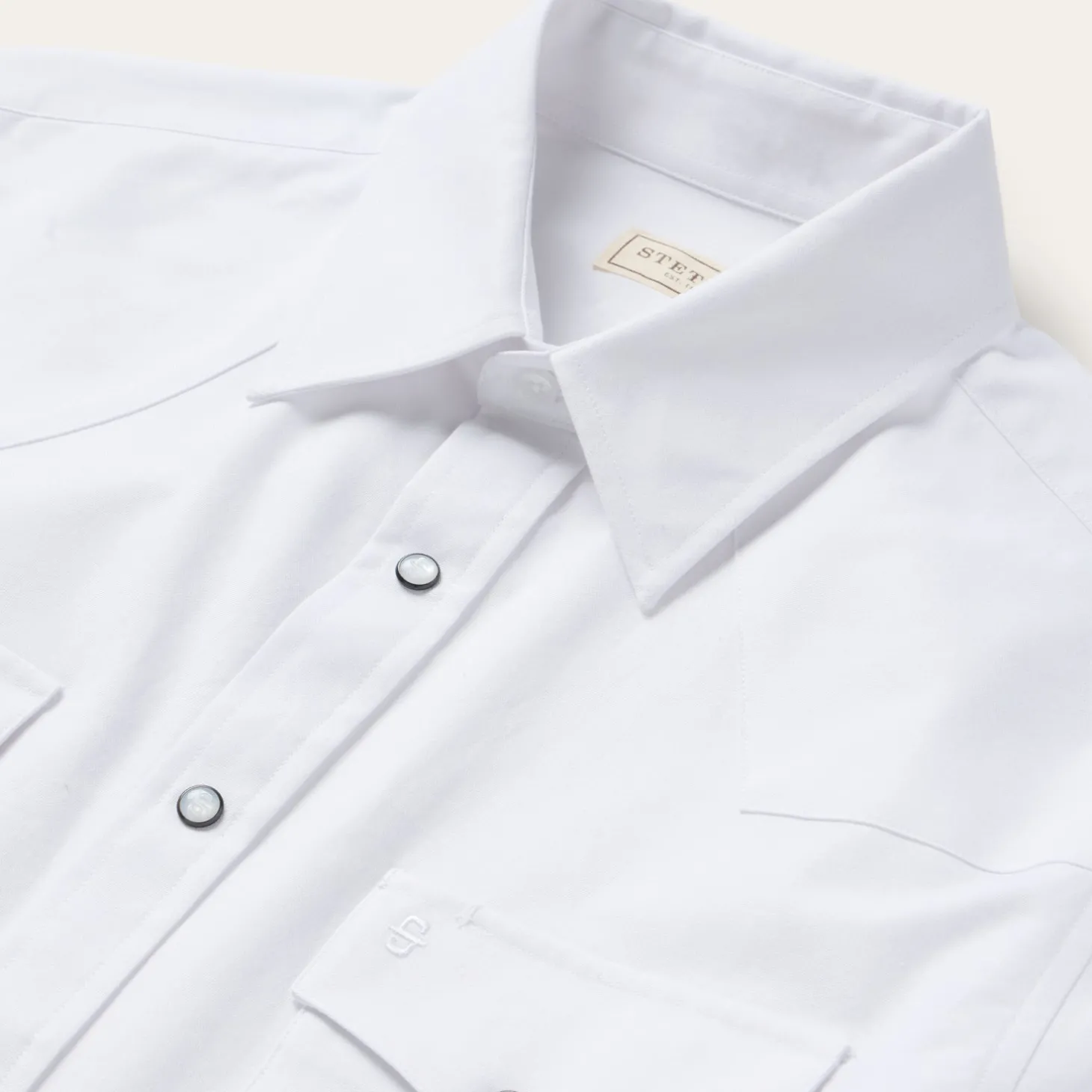 White Oxford Western Shirt