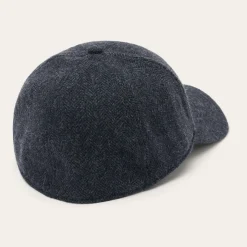 Wool Herringbone Baseball Cap