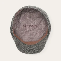 Wool Herringbone Driver Cap