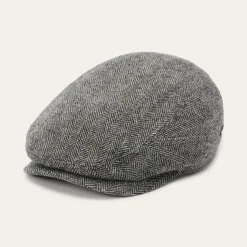 Wool Herringbone Driver Cap
