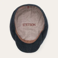 Wool Herringbone Driver Cap