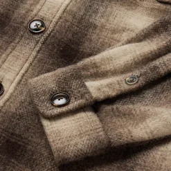 Wool Plaid Shirt Jacket