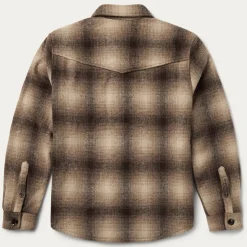 Wool Plaid Shirt Jacket