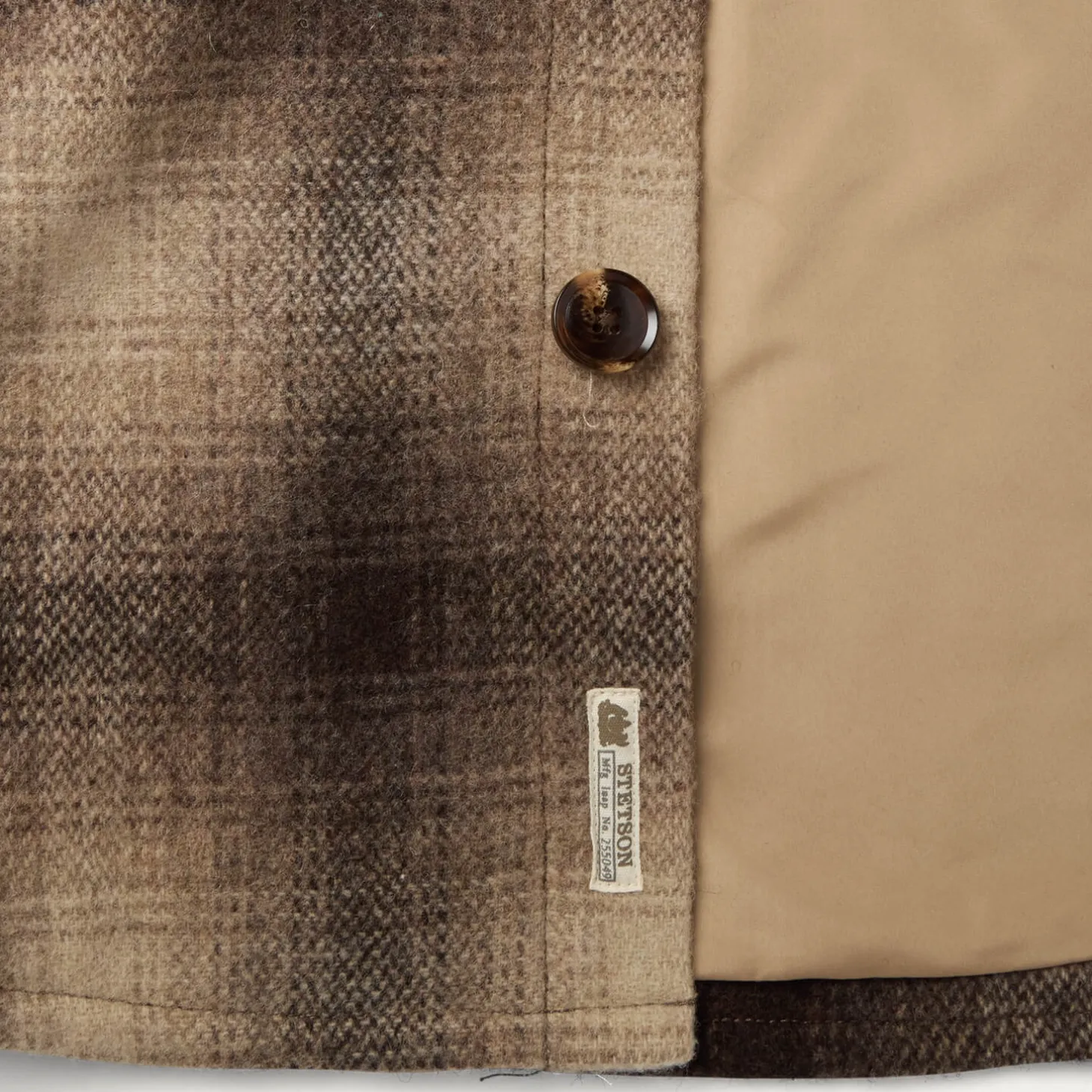 Wool Plaid Shirt Jacket