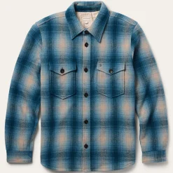 Wool Plaid Shirt Jacket