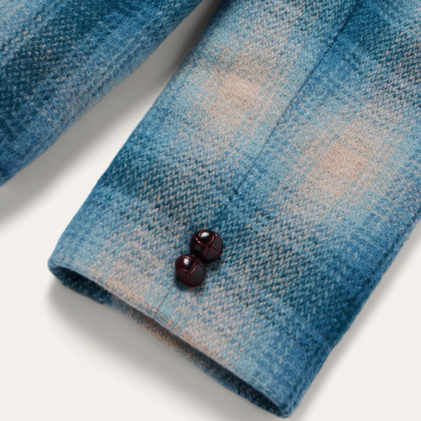 Wool Plaid Western Blazer
