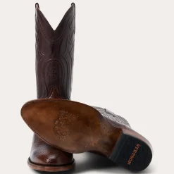 Wyatt Smooth Ostrich Boots