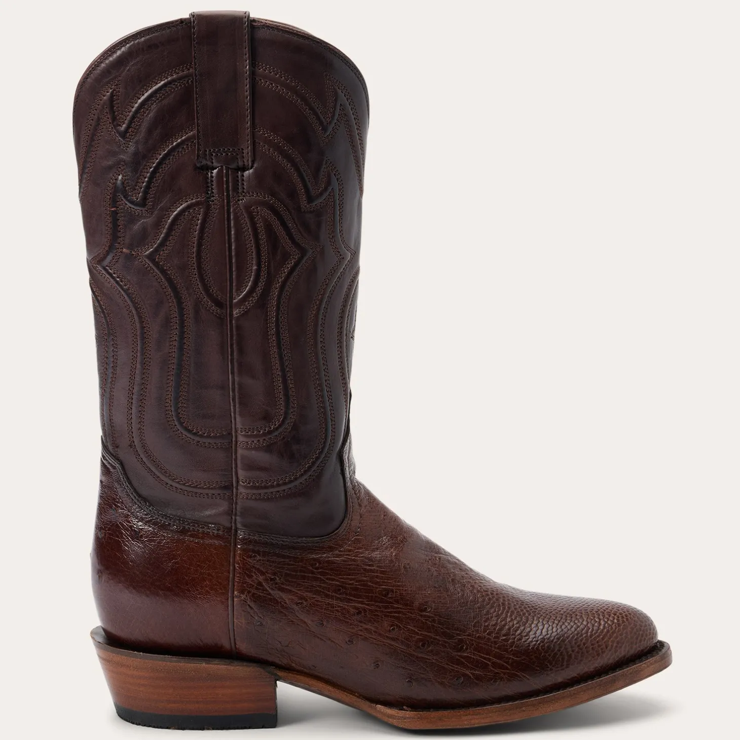 Wyatt Smooth Ostrich Boots