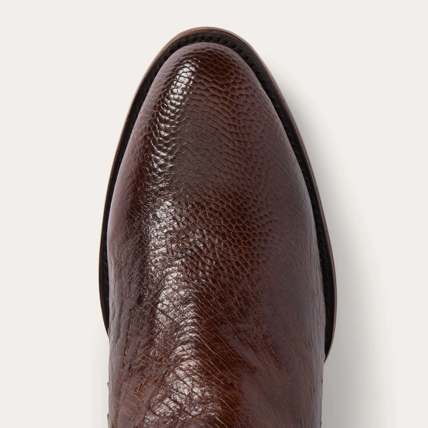 Wyatt Smooth Ostrich Boots